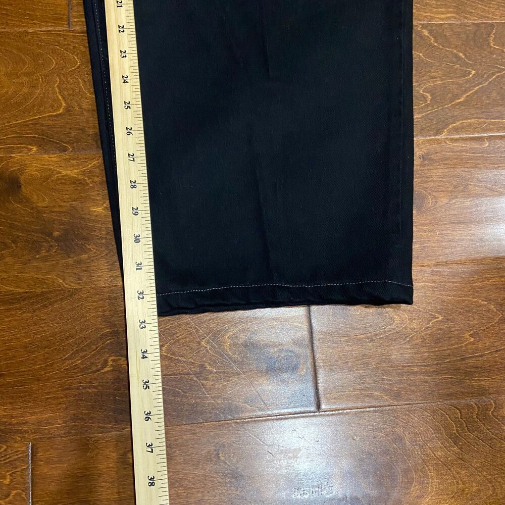 Levi's 560 Comfort Fit Relaxed Black Denim Jeans Big & Tall Mens Size 50 x 32 - Picture 9 of 10